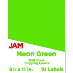 JAM Paper Shipping Labels, 8.5