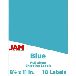 JAM Paper Shipping Labels, 8.5