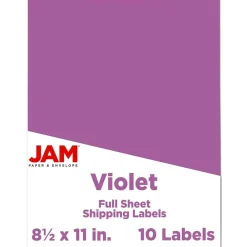 JAM Paper Shipping Labels, 8.5