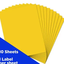 JAM Paper Shipping Labels, 8.5