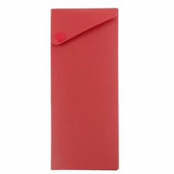 JAM Paper Sliding Pencil Case with Button Snap, 6ct.