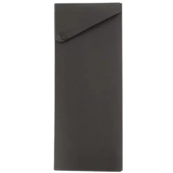 JAM Paper Sliding Pencil Case with Button Snap, 6ct.
