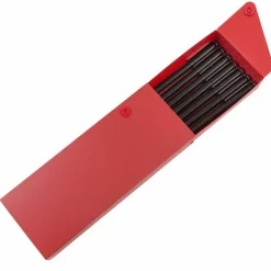 JAM Paper Sliding Pencil Case with Button Snap, 6ct.