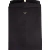 JAM Paper Smooth Black Open End Catalog Envelopes with Clasp Closure