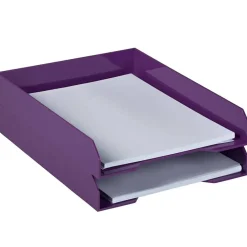 JAM Paper Stackable Desktop Paper Tray, 2ct.