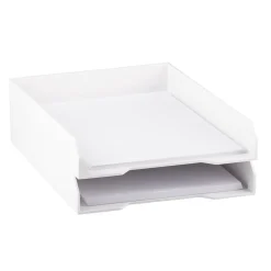JAM Paper Stackable Desktop Paper Tray, 2ct.