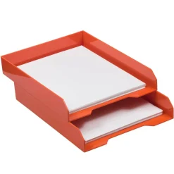 JAM Paper Stackable Desktop Paper Tray, 2ct.