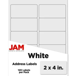 JAM Paper Standard Address Labels, 120ct.