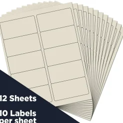 JAM Paper Standard Address Labels, 120ct.