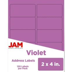 JAM Paper Standard Address Labels, 120ct.