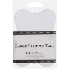 JAM Paper White Fashion Gift Tags, 10ct.