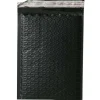 JAM Paper  6.5" x 9.5" Black Matte Bubble Padded Mailer Envelopes, 12ct.