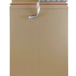 JAM Paper 12.75" x 15" Brown Kraft Flat Photo Mailer Peel & Seal Closure Envelopes, 6ct.