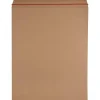 JAM Paper 17" x 21" Brown Kraft Flat Photo Mailer Peel & Seal Closure Envelopes, 6ct.