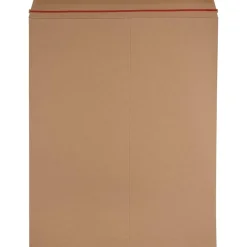 JAM Paper 17" x 21" Brown Kraft Flat Photo Mailer Peel & Seal Closure Envelopes, 6ct.