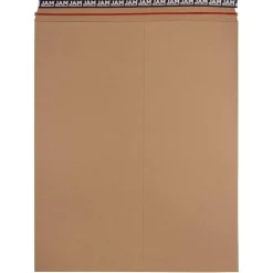 JAM Paper 17" x 21" Brown Kraft Flat Photo Mailer Peel & Seal Closure Envelopes, 6ct.