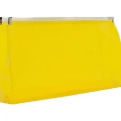JAM Paper 5'' x 10'' Clear Plastic Pencil Pouch with Zip Closure, 12ct.