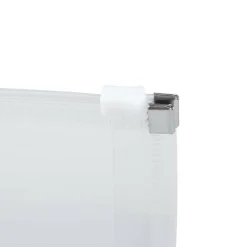 JAM Paper 5'' x 10'' Clear Plastic Pencil Pouch with Zip Closure, 12ct.