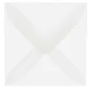 JAM Paper 3.125" x 3.125" Clear Square Translucent Vellum Invitation Envelopes