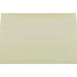 JAM Paper 4.12" x 9.5" Ivory Wove Strathmore Business Envelopes, 50ct.
