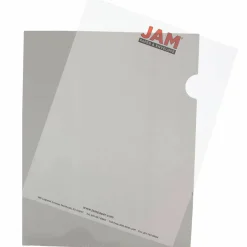 JAM Paper 9" x 11.5" Plastic Sleeve Page Protectors, 12ct.