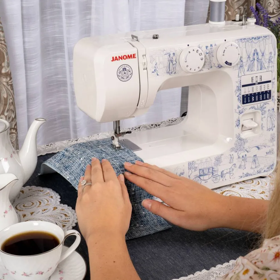 Janome Bridgerton Collection Easy-to-Use 15-Stitch Sewing Machine