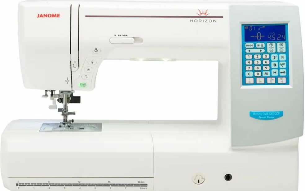 Janome Horizon Memory Craft 8200QCP Special Edition Sewing Machine