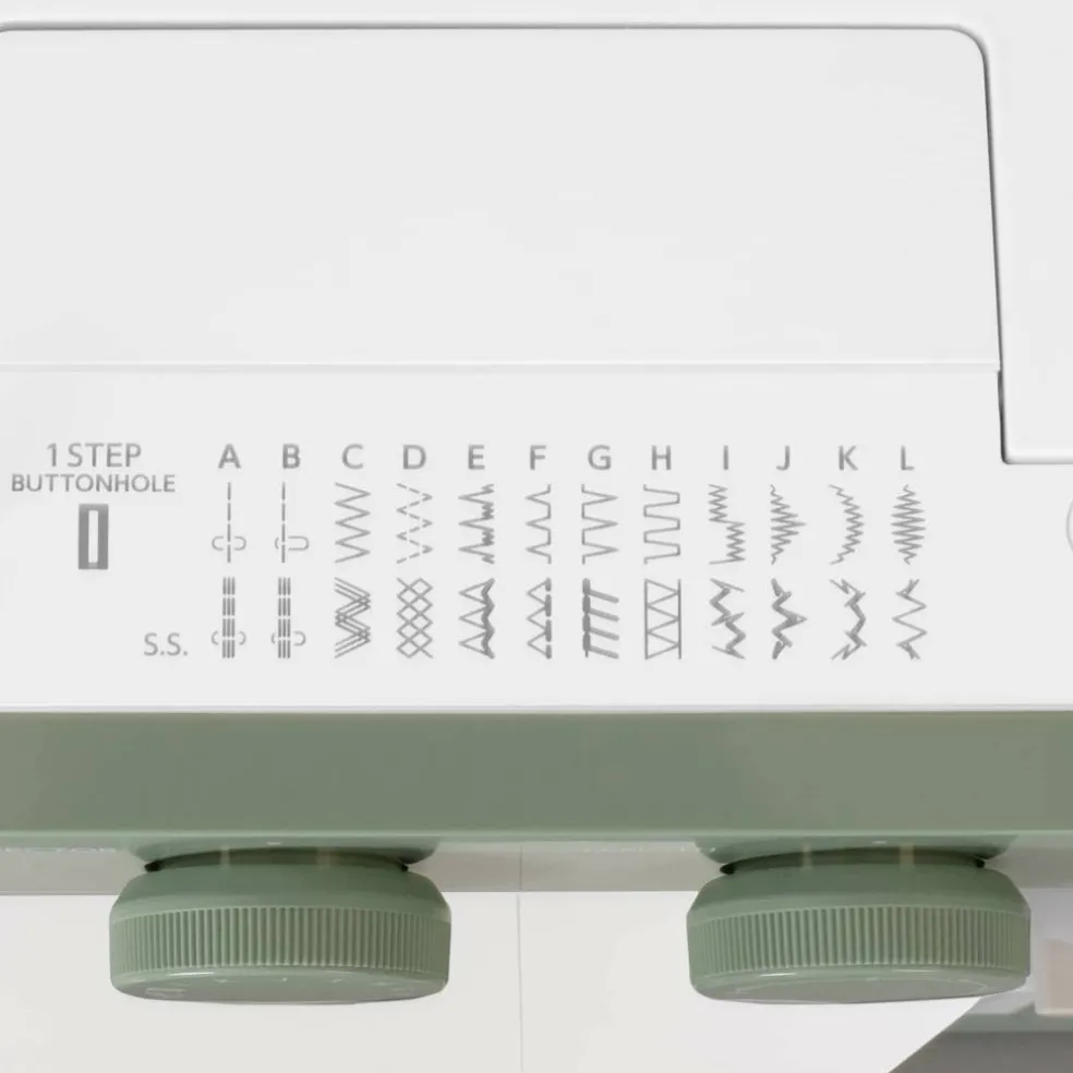 Janome 1522 Mechanical 22-Stitch Sewing Machine with Wide Sewing Bed
