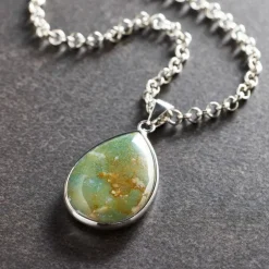 Jasper Teardrop Pendant by Bead Landing™