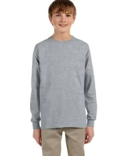 Jerzees Youth Dri Power Long-Sleeve T-Shirt Free Shipping