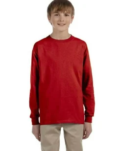 Jerzees Youth Dri Power Long-Sleeve T-Shirt Free Shipping