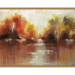 Jeweled Water by Sydney Edmunds Framed Canvas Wall Art