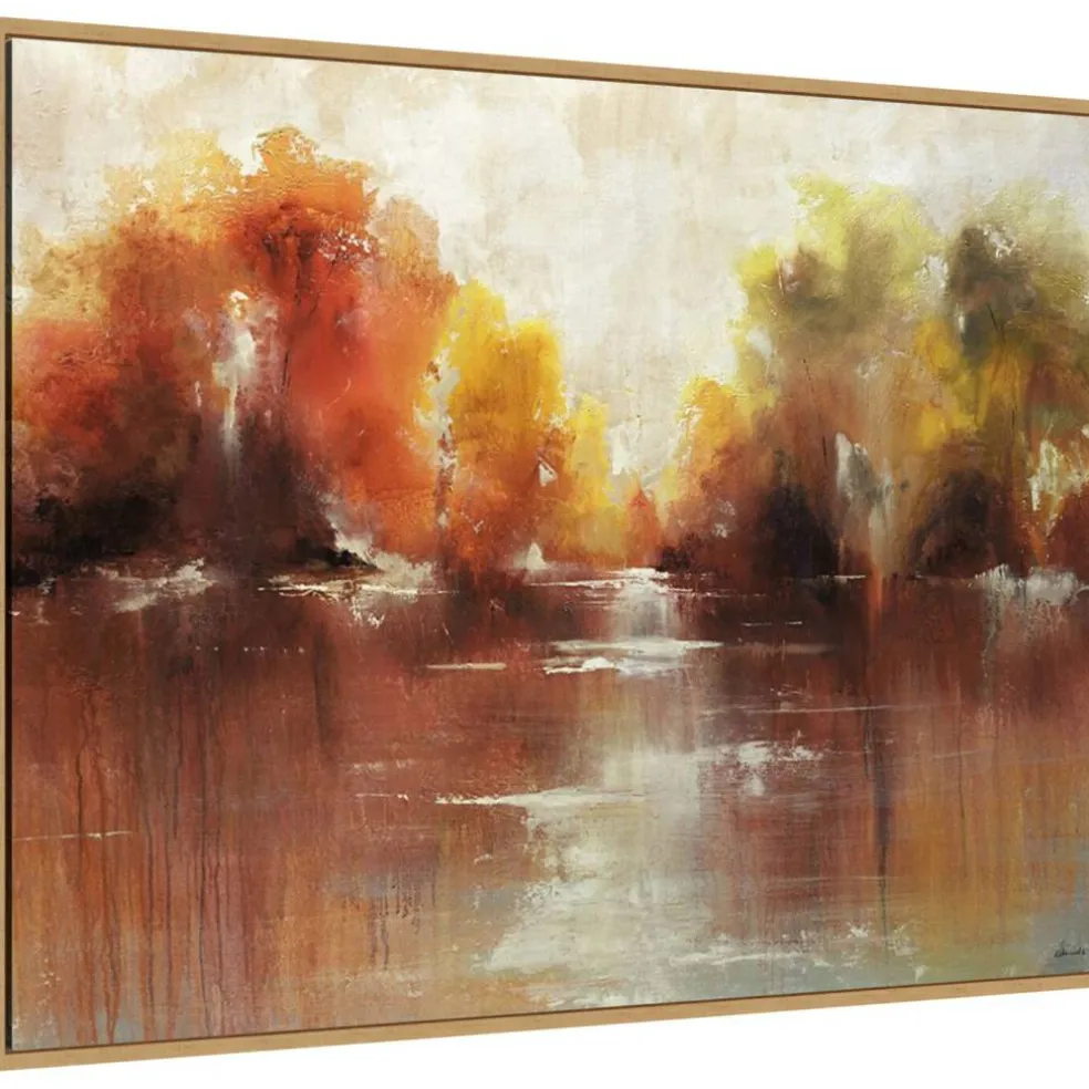 Jeweled Water by Sydney Edmunds Framed Canvas Wall Art