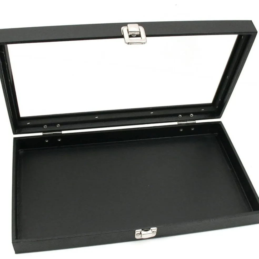 Jewelry Box Display Case 72 Slot Royal Blue Ring Insert New
