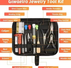Jewelry Making Kit for Adults and Beginners, 1810Pcs Jewelry Making Supplies with 3 Pliers, Wires, Chains, Findings, 4X Magnifier, Needles and Storage Bag for Bracelet, Necklace, Earring and Jewelry Repair