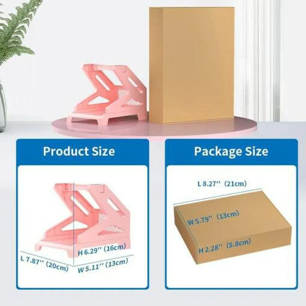 JIOSE 4x6 Label Holder Pink Thermal Label Holder for Rolls and Fan-Fold Labels