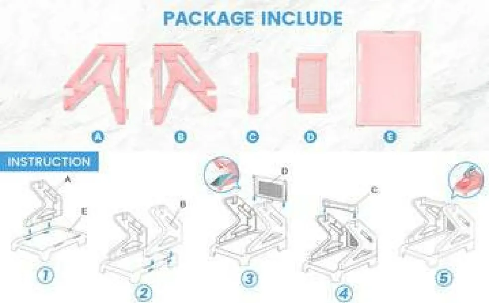 JIOSE 4x6 Label Holder Pink Thermal Label Holder for Rolls and Fan-Fold Labels