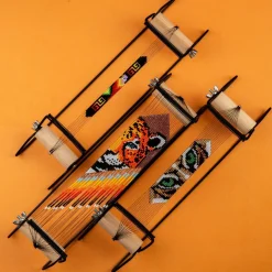 John Bead Clear Metal Bead Loom Kit with Seed Beads & Tools