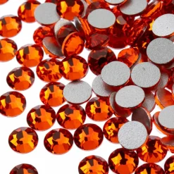 John Bead Crystal Lane SS30 Glass Round Flatback Rhinestones, 72ct.