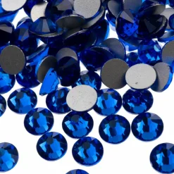 John Bead Crystal Lane SS30 Glass Round Flatback Rhinestones, 72ct.