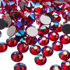 John Bead Crystal Lane SS30 Glass Round Flatback Rhinestones, 72ct.