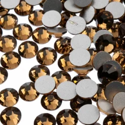 John Bead Crystal Lane SS30 Glass Round Flatback Rhinestones, 288ct.