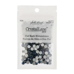 John Bead Crystal Lane SS30 Glass Round Flatback Rhinestones, 288ct.
