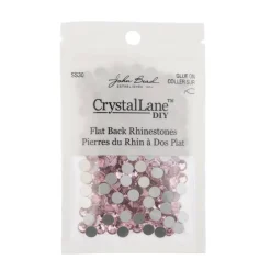 John Bead Crystal Lane SS30 Glass Round Flatback Rhinestones, 288ct.