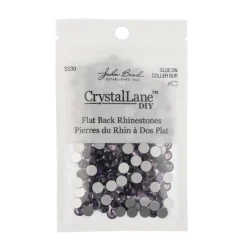 John Bead Crystal Lane SS30 Glass Round Flatback Rhinestones, 288ct.