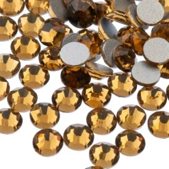 John Bead Crystal Lane SS30 Glass Round Flatback Rhinestones, 288ct.