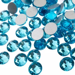 John Bead Crystal Lane SS30 Glass Round Flatback Rhinestones, 288ct.