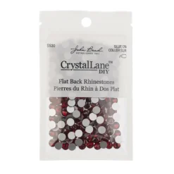 John Bead Crystal Lane SS30 Glass Round Flatback Rhinestones, 288ct.