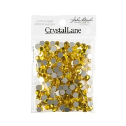 John Bead Crystal Lane SS30 Glass Round Flatback Rhinestones, 288ct.
