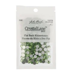 John Bead Crystal Lane SS30 Glass Round Flatback Rhinestones, 288ct.